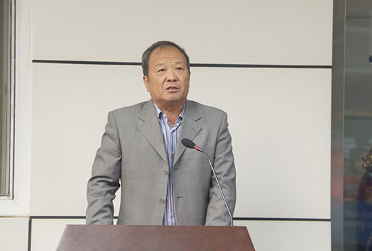 华体会(中国)工会主席翟武汉作比赛总结发言
