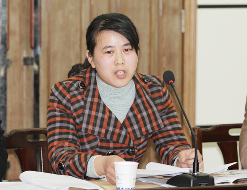 华体会(中国)团委副书记娄梅月作团委工作报告