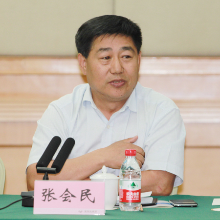 华体会(中国)党委书记张会民在会上发表讲话